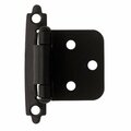 Liberty Hardware H0103AZ-FB-O3 Flat Black Self Closing Overlay Hinge 199419